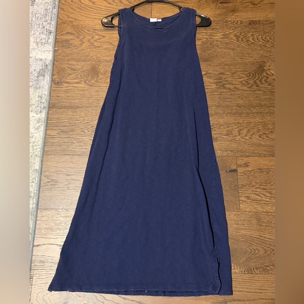 GAP Classic Navy T-Shirt dress sz med 40 in length